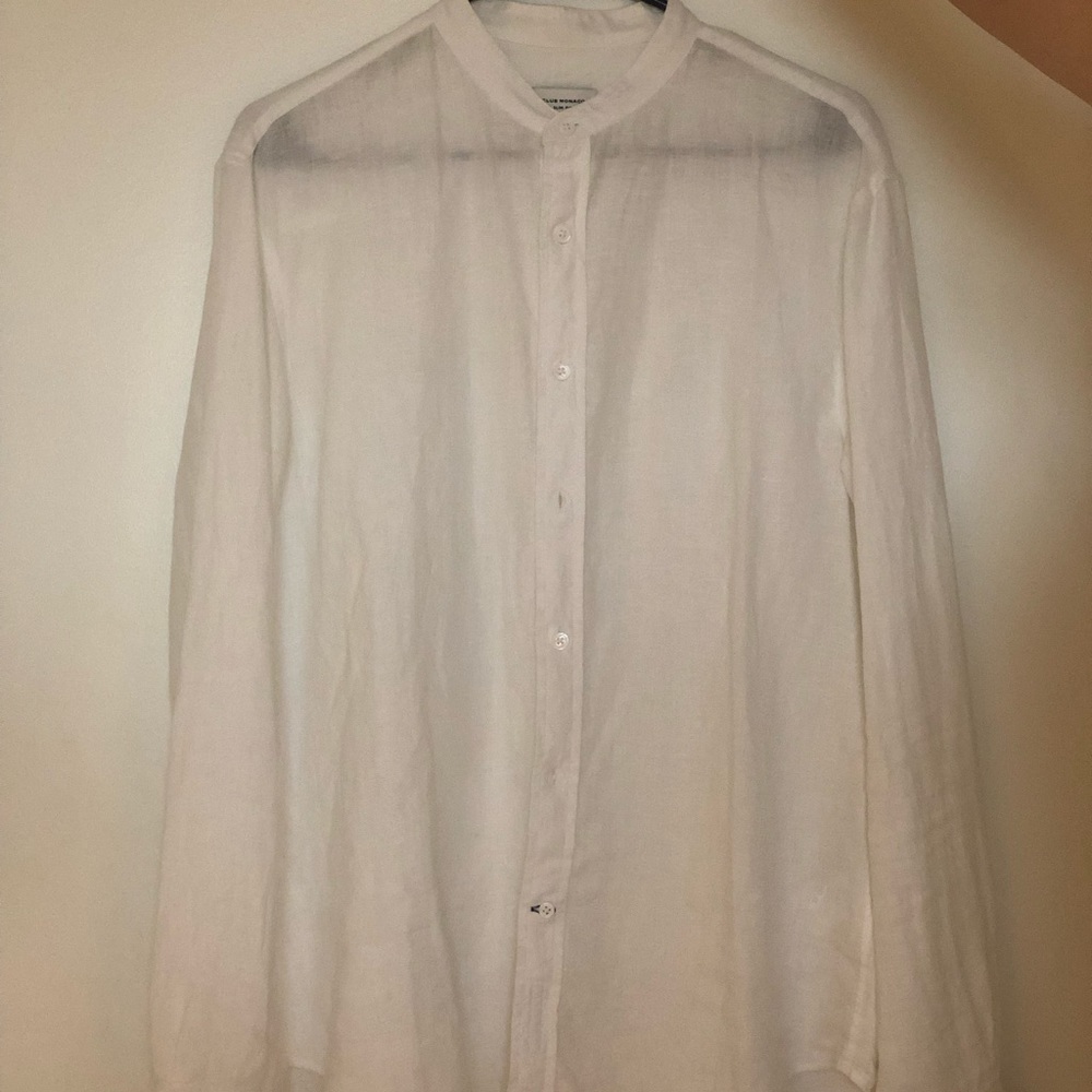 Club Monaco Man white leisure shirt